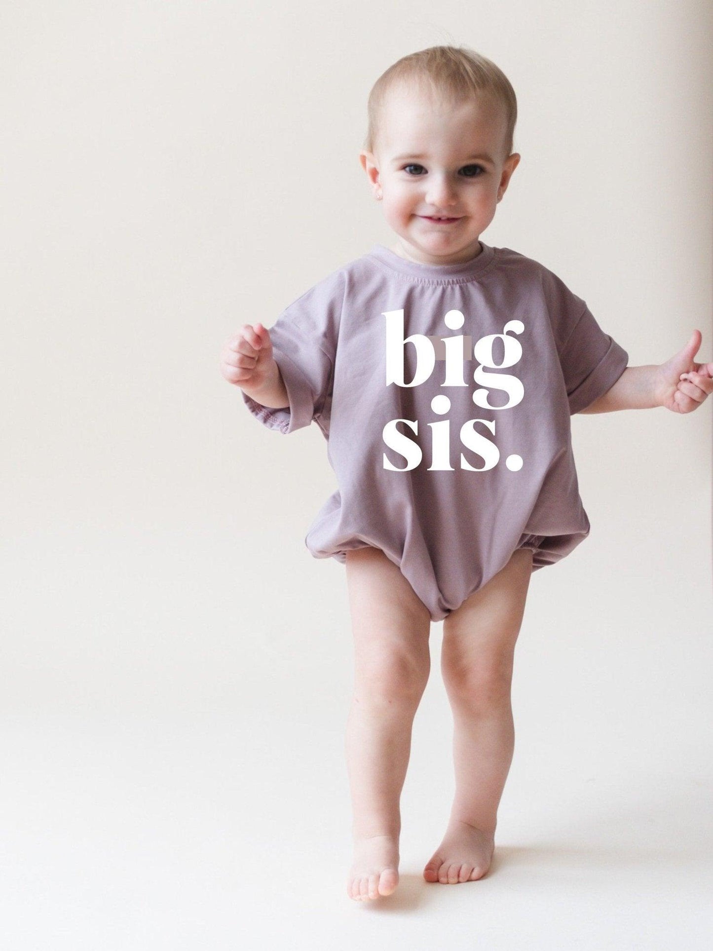 Big Sis Bubble Romper - more colors - Ivory Soul