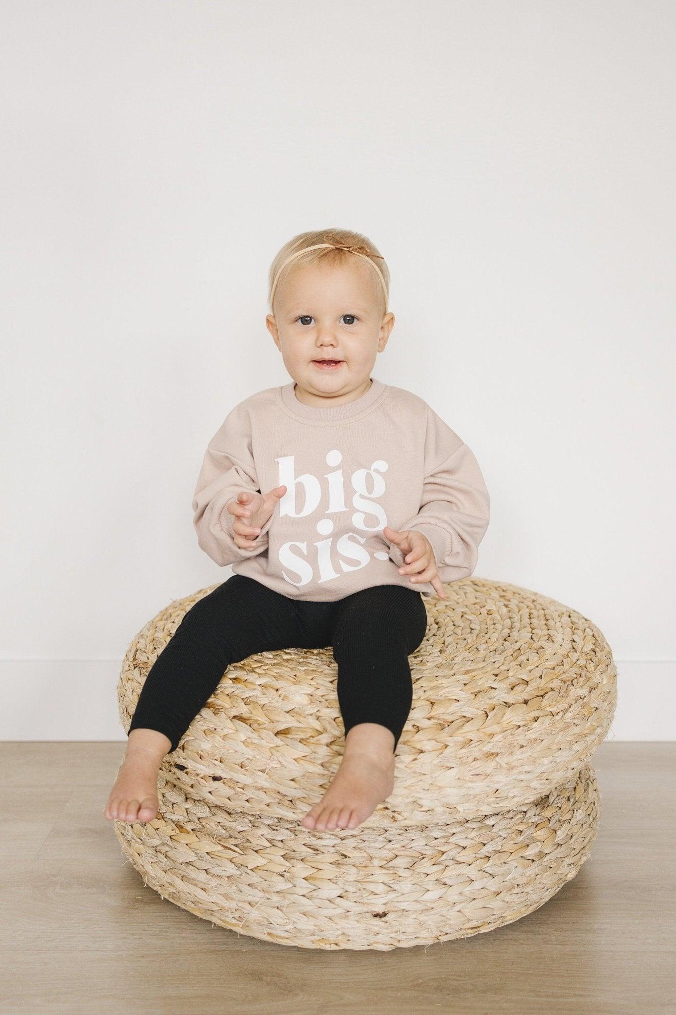 Big Sis Crewneck Sweatshirt - more colors - Ivory Soul