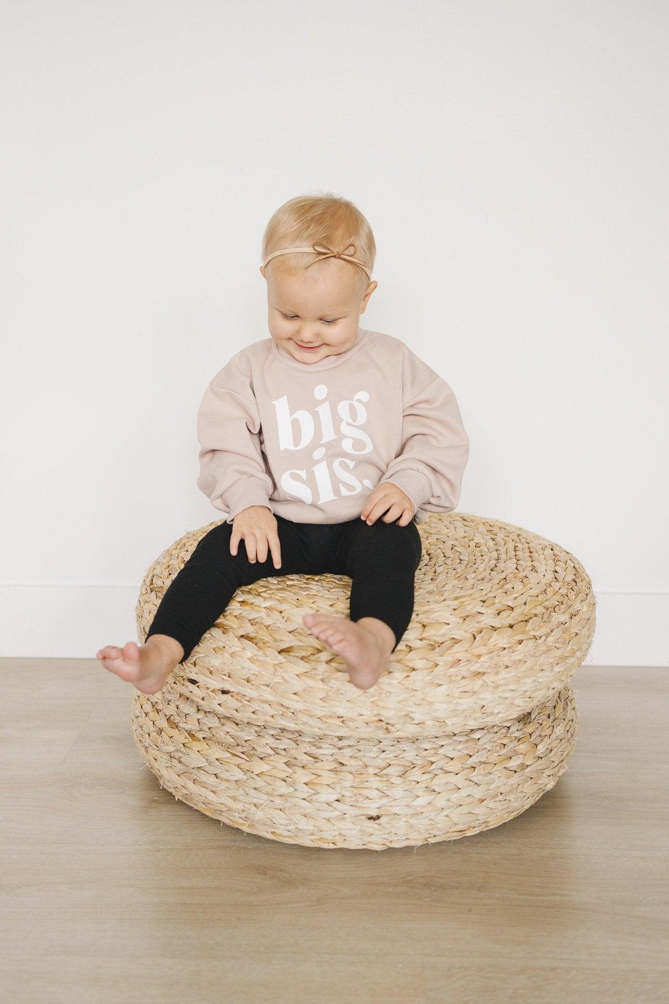 Big Sis Crewneck Sweatshirt - more colors - Ivory Soul