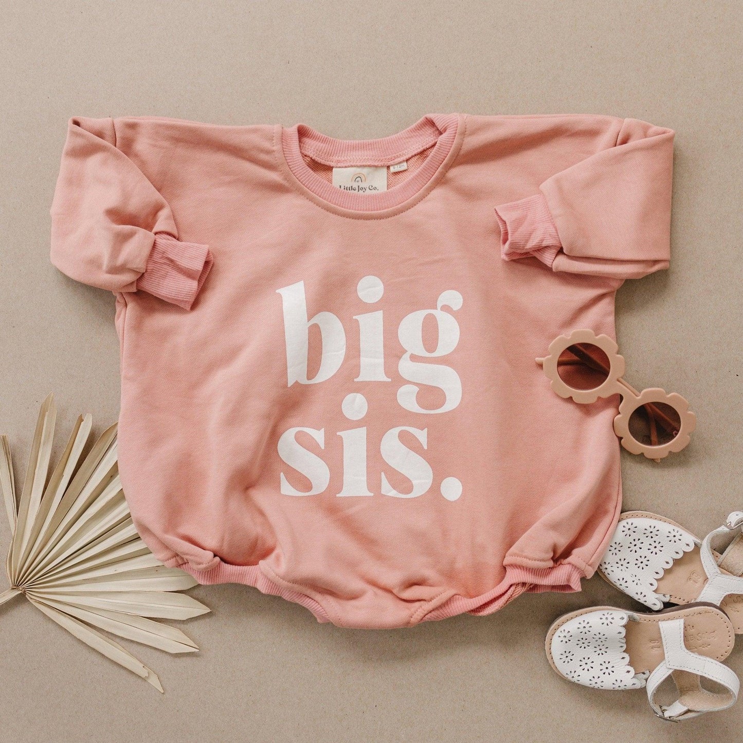 Big Sis Sweatshirt Romper - more colors - Ivory Soul