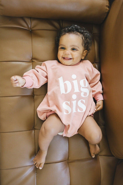 Big Sis Sweatshirt Romper - more colors - Ivory Soul