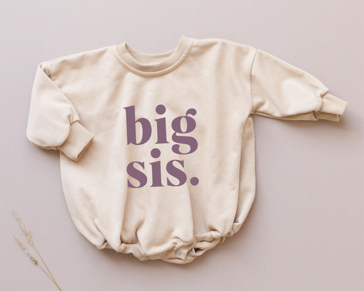 Big Sis Sweatshirt Romper - more colors