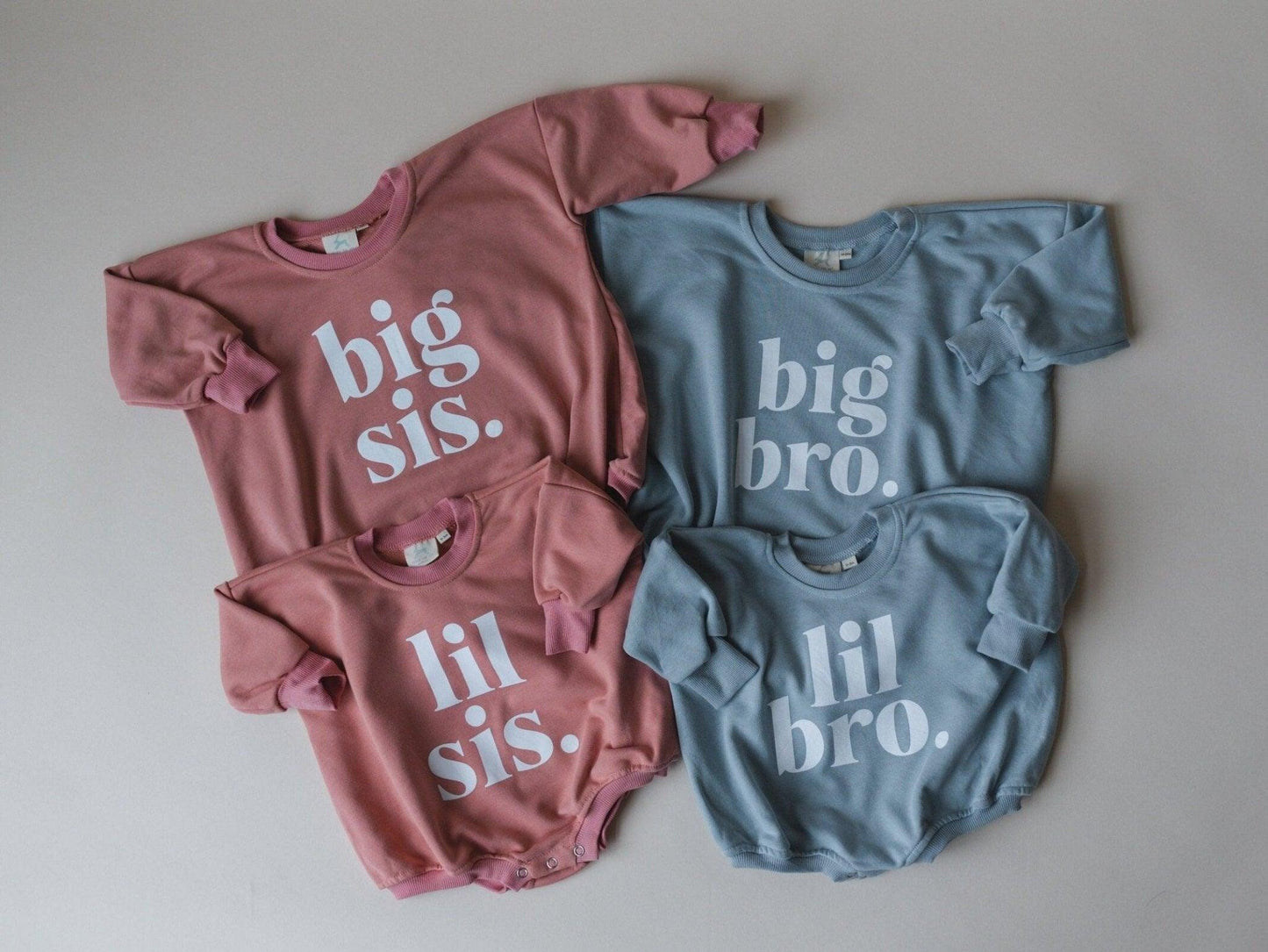 Big Sis Sweatshirt Romper - more colors - Ivory Soul