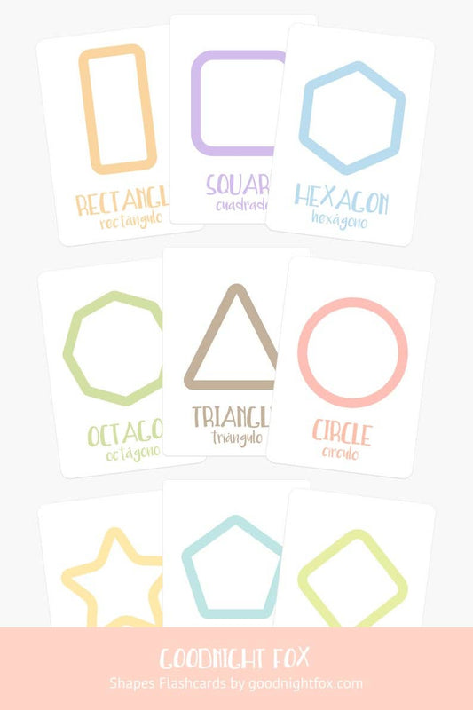 shapes flashcards