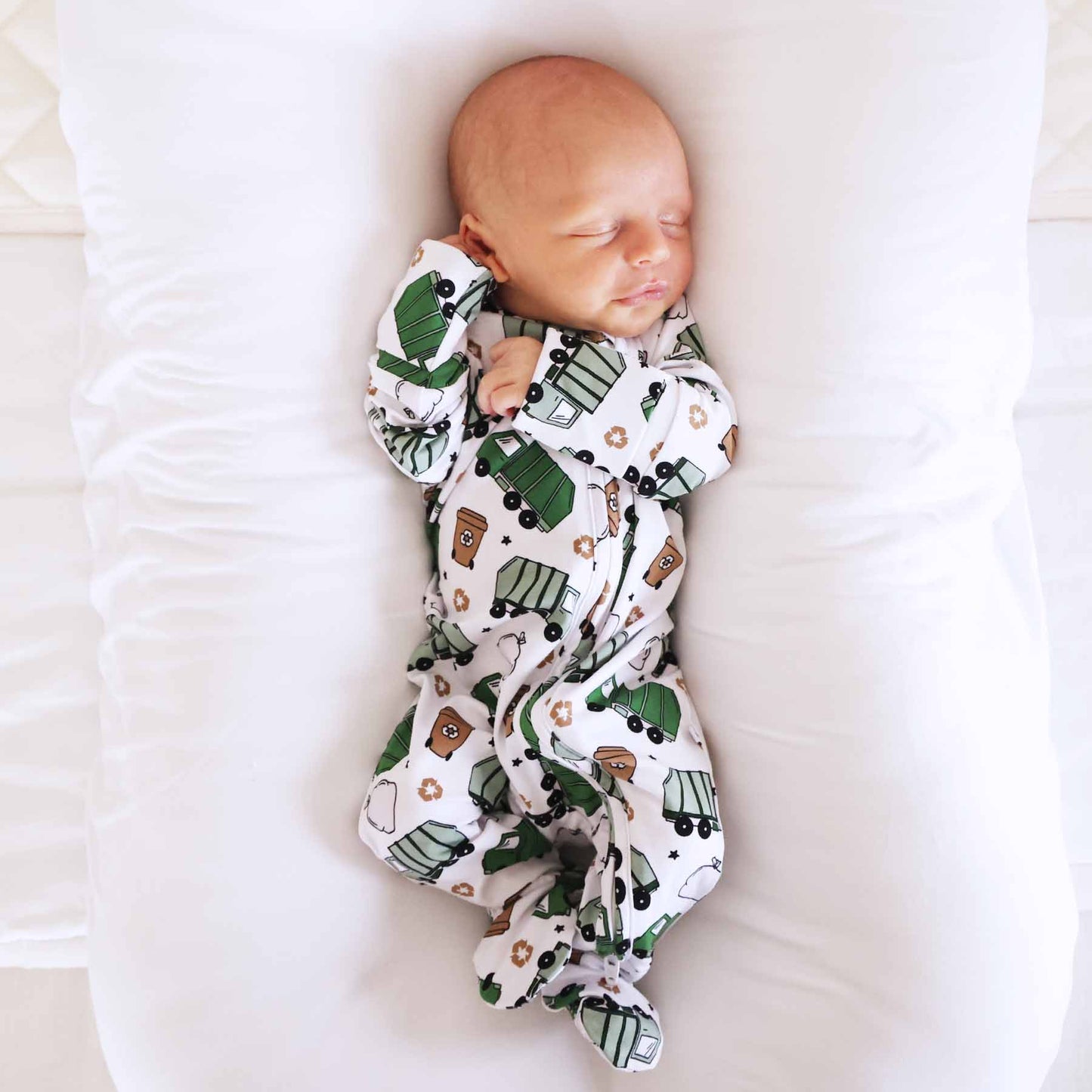 clean up crew zipper footie