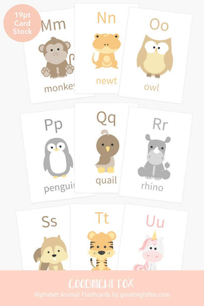 alphabet flashcards - 26 cards