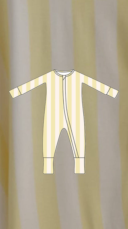 bamboo zip pajamas | butter