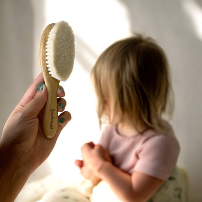 bamboo baby hairbrush