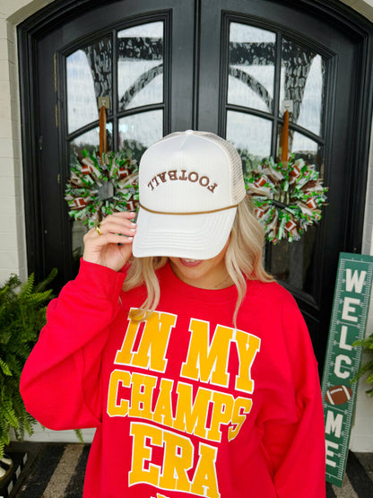 football p&p trucker hat