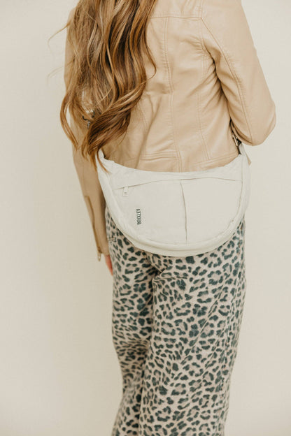ivory crescent bag