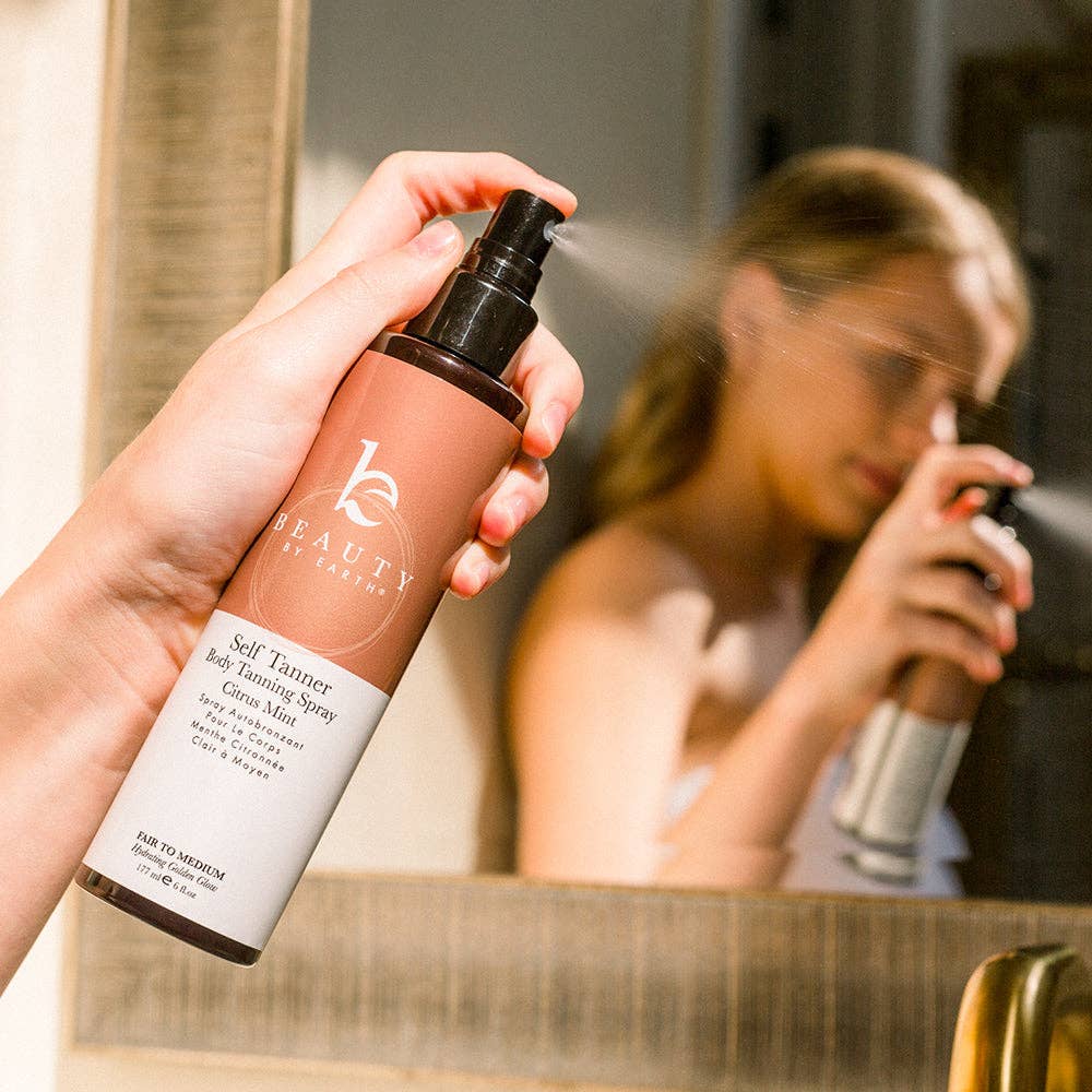 self tanner body spray