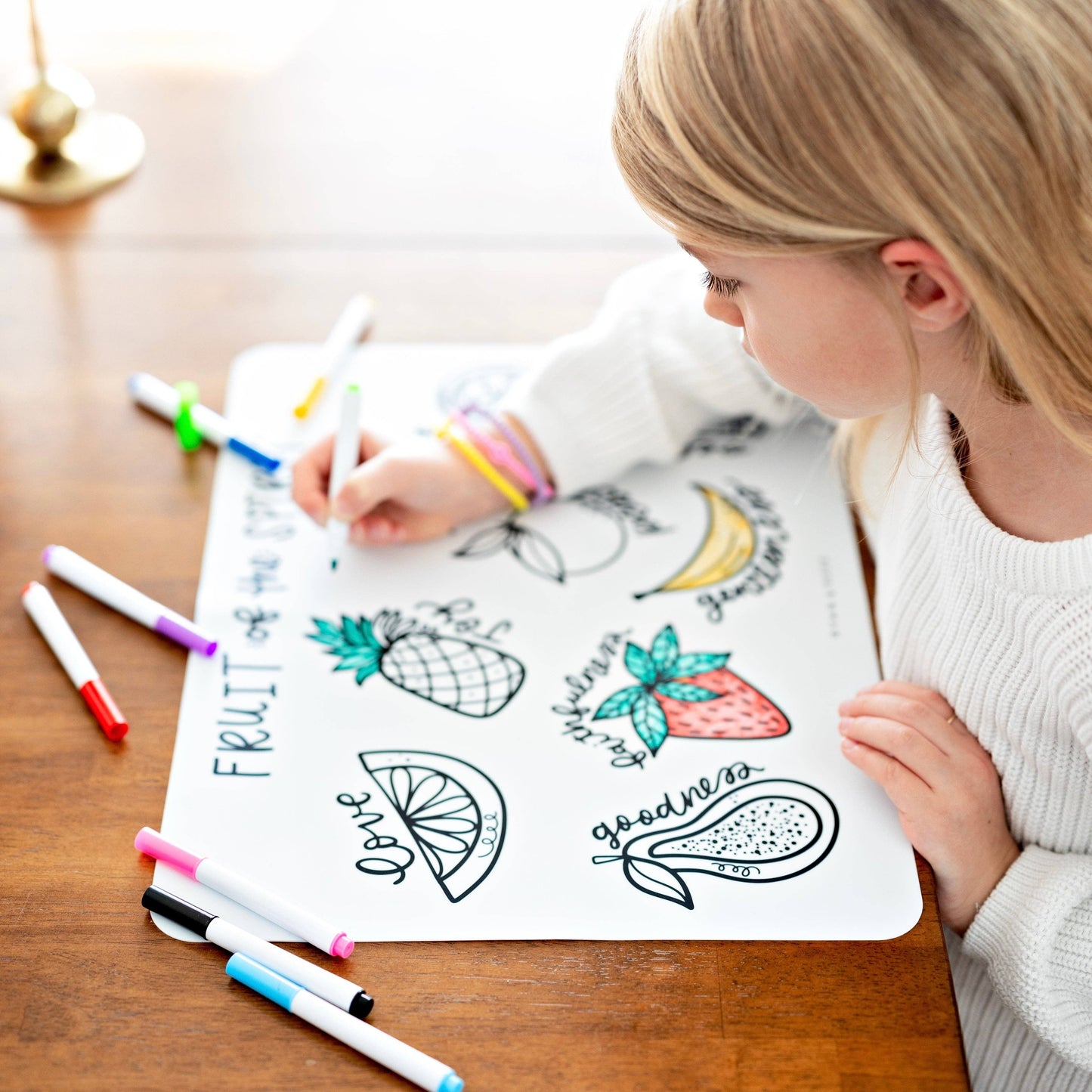 christian coloring mats