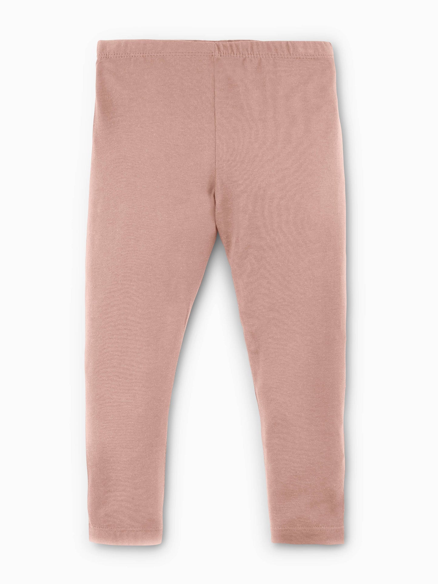 organic baby and kids jay leggings - blush