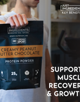creamy peanut butter chocolate protein powder- NSF