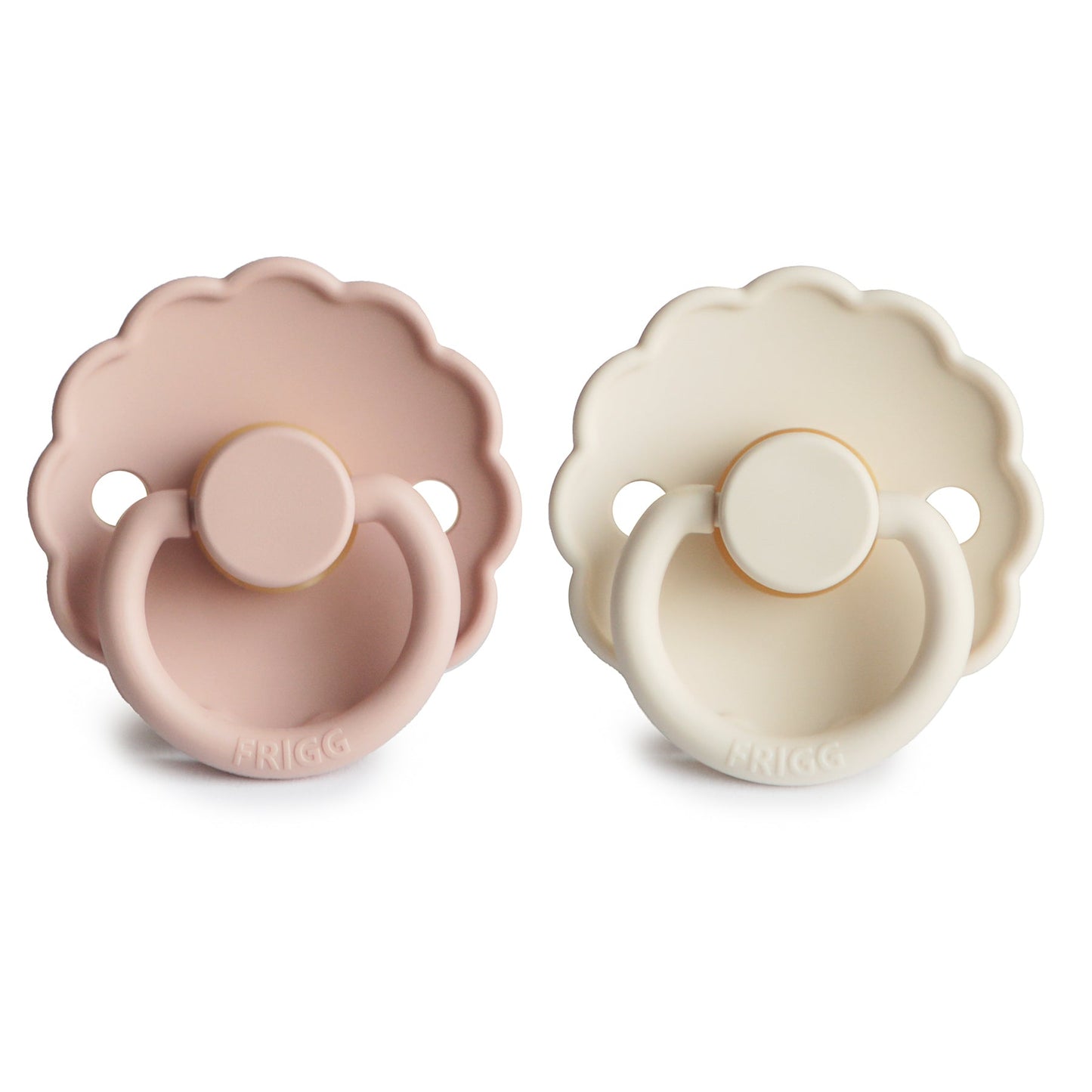 FRIGG Daisy Natural Rubber Pacifier 2-Pack - Ivory Soul