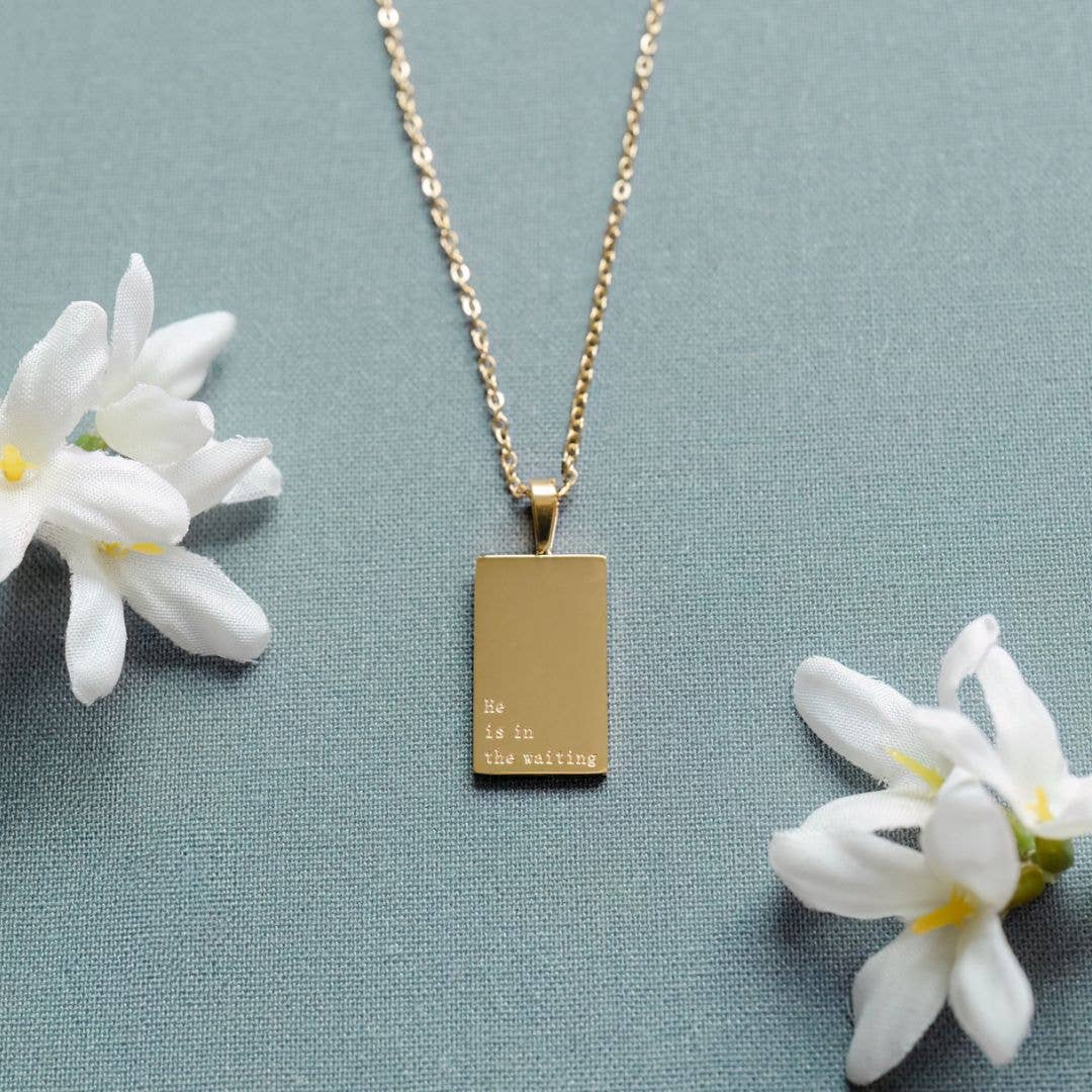 18kt gold he is in the waiting