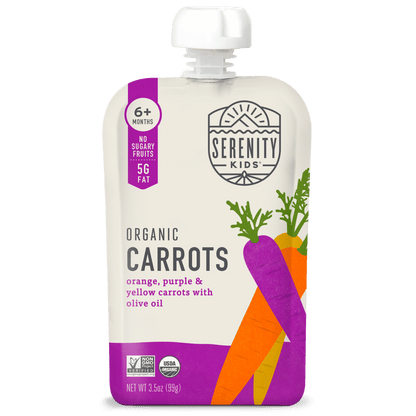 organic carrot baby food pouch