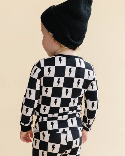 bamboo kids clothing two-piece set | checks & bolts