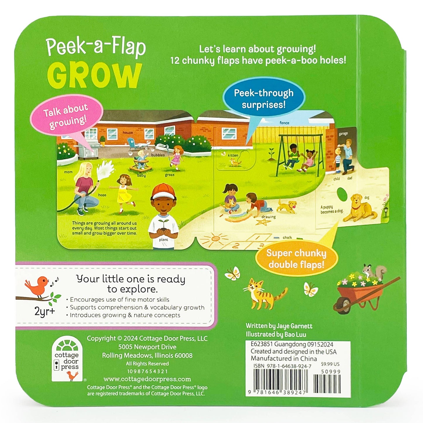 grow lift-a-flap board book