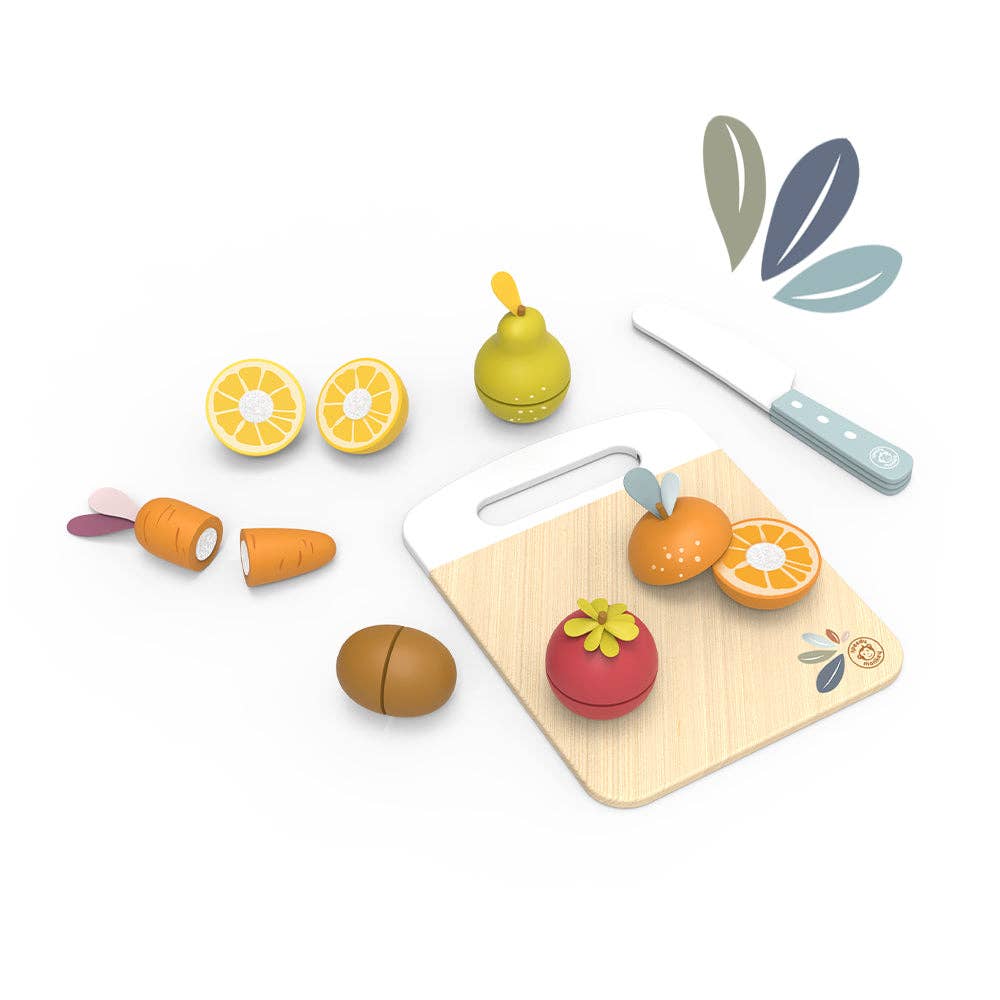 fruits & vegetables cutting playset