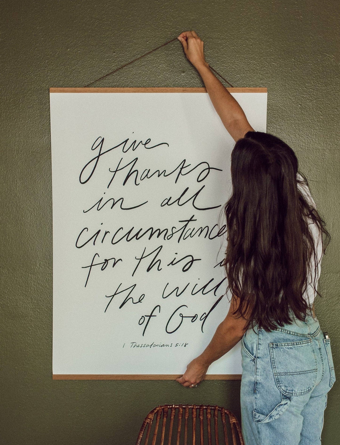 give thanks in all... | large poster