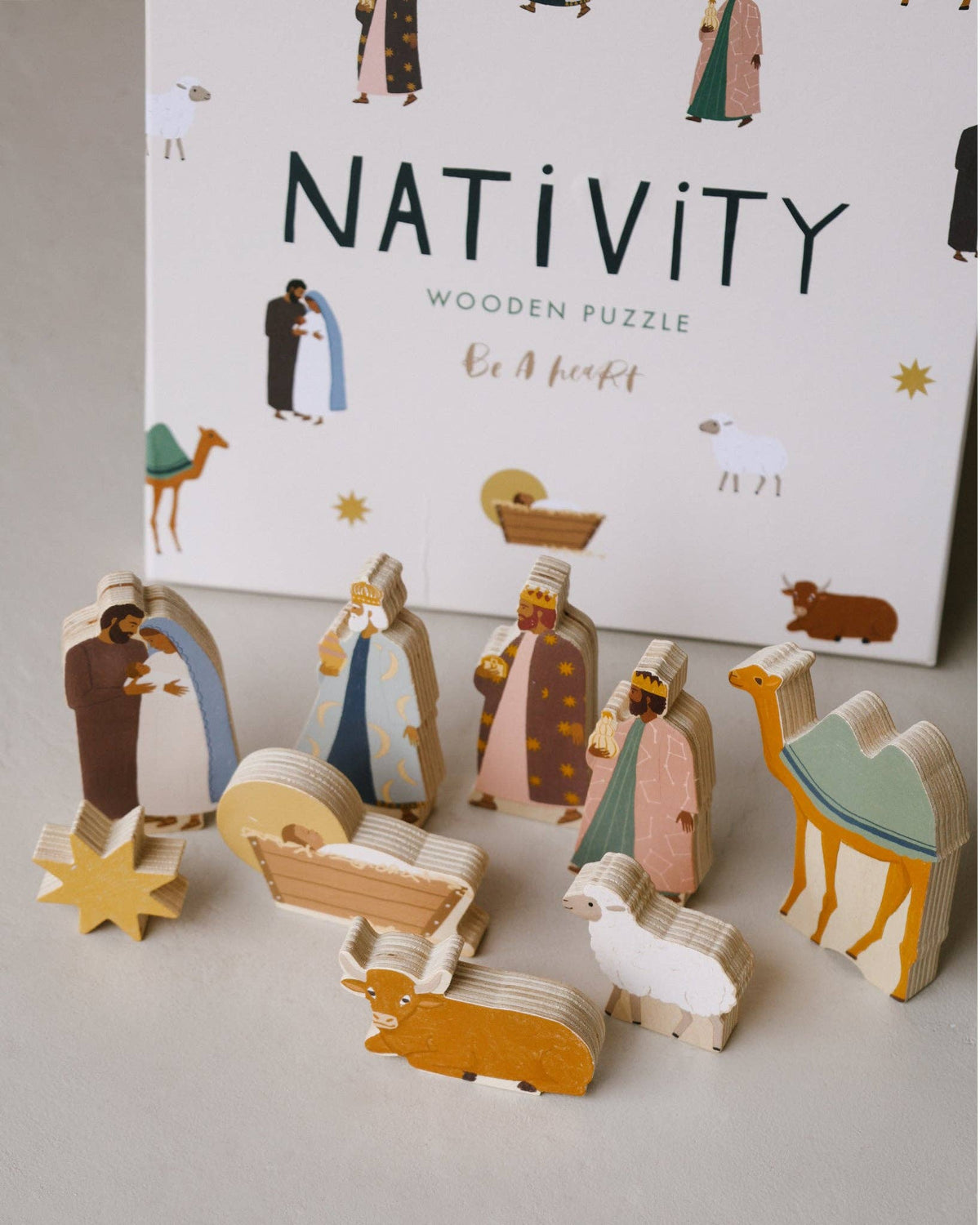 nativity wooden puzzle