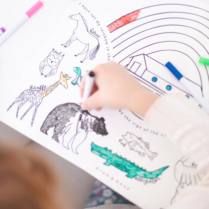 christian coloring mats