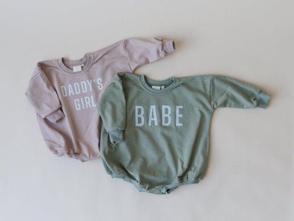 Daddy's Girl Sweatshirt Romper - more colors