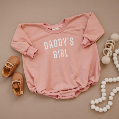 Daddy's Girl Sweatshirt Romper - more colors