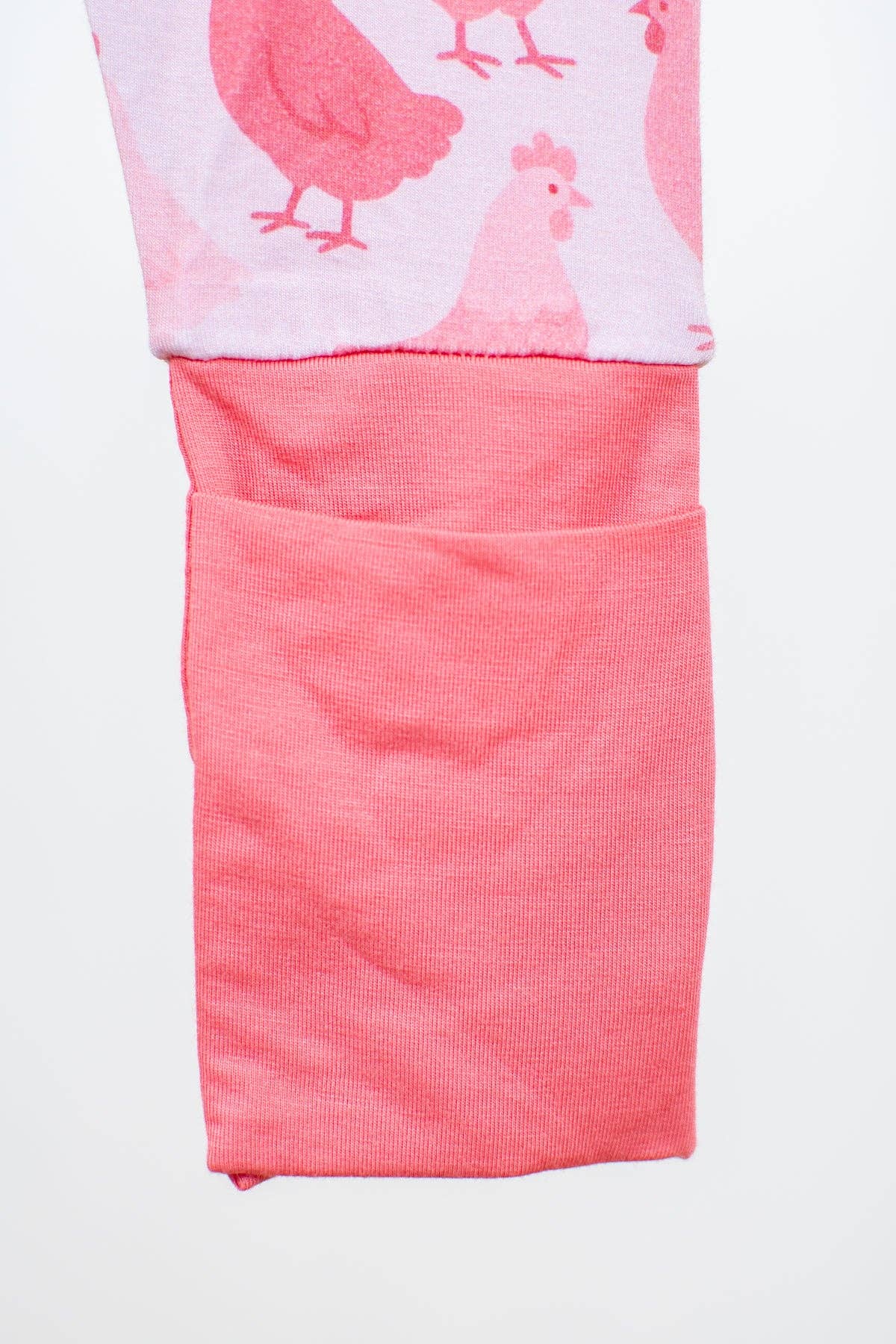 pink chicken baby bamboo zippy