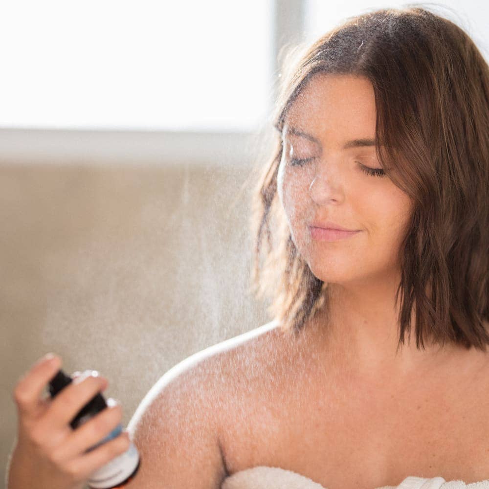 facial toner with witch hazel + rose water