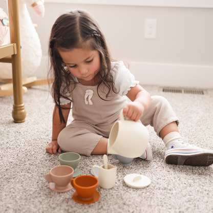 silicone tea set - Ivory Soul