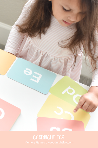 lowercase uppercase letters flashcards