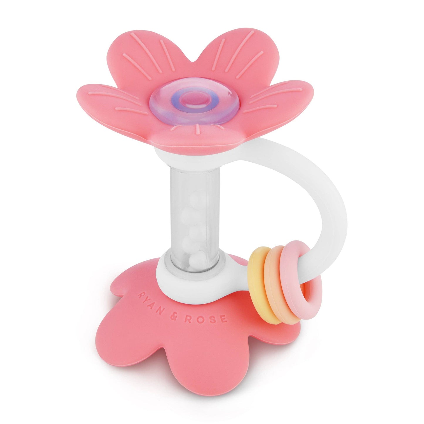 flower teether rattle toy