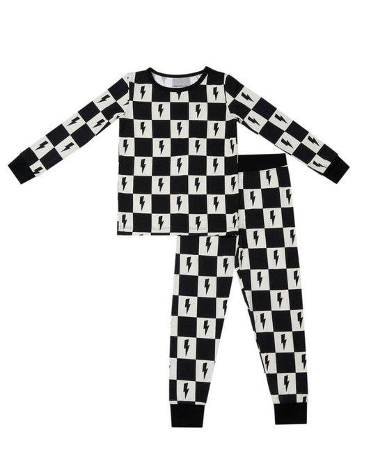 bamboo kids clothing two-piece set | checks & bolts