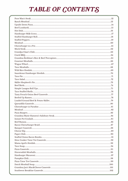 the ultimate ground beef cookbook