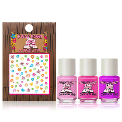 rainbow party - piggy paint gift set