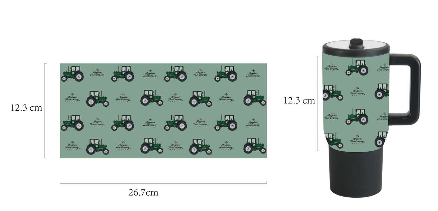 green tractor 20oz spill proof insulated tumbler