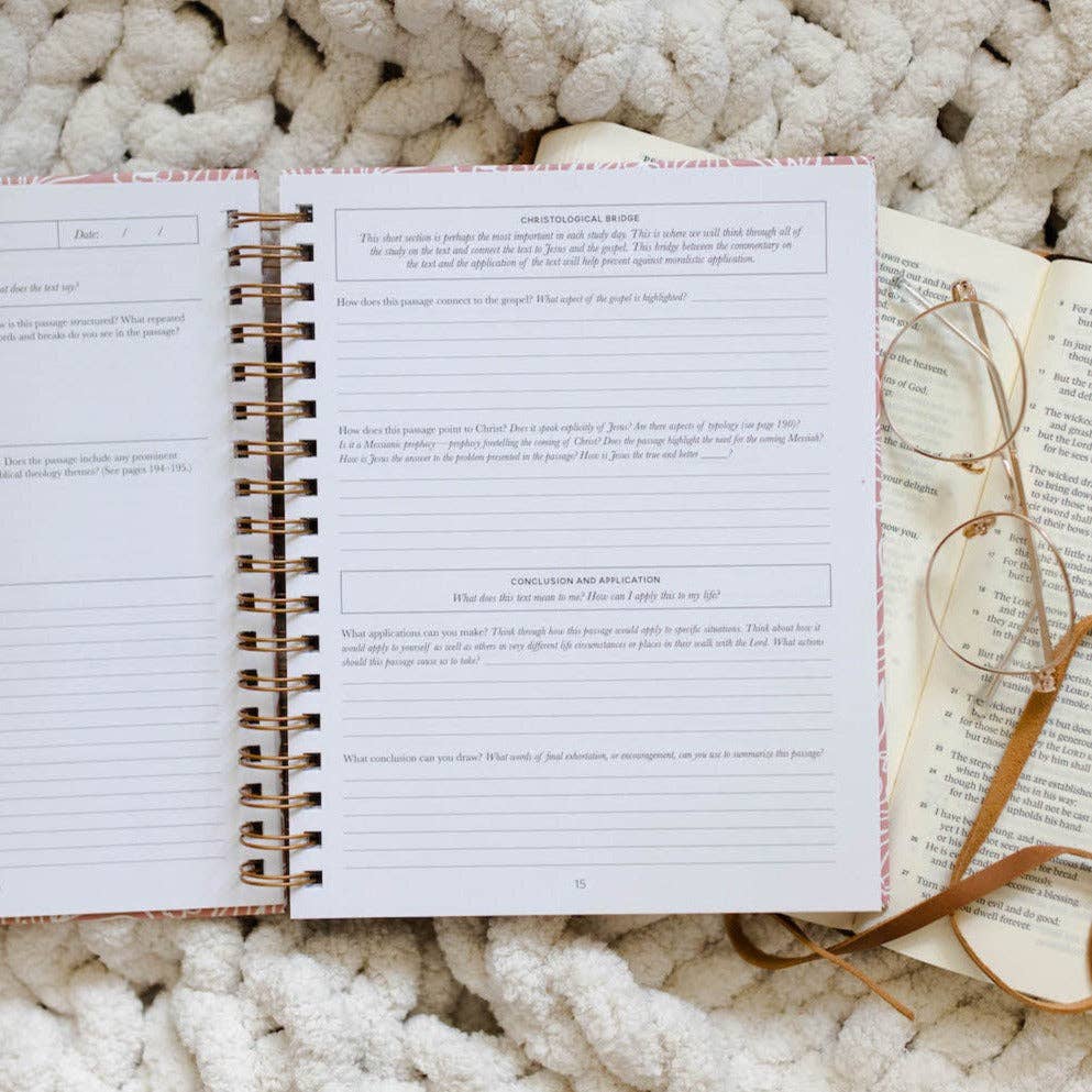 in the word journal | pink floral