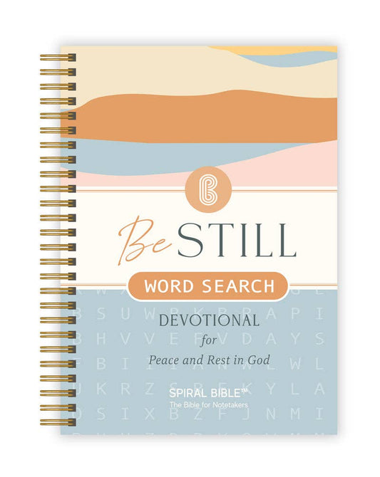 be still: word search devotional for peace & rest in God