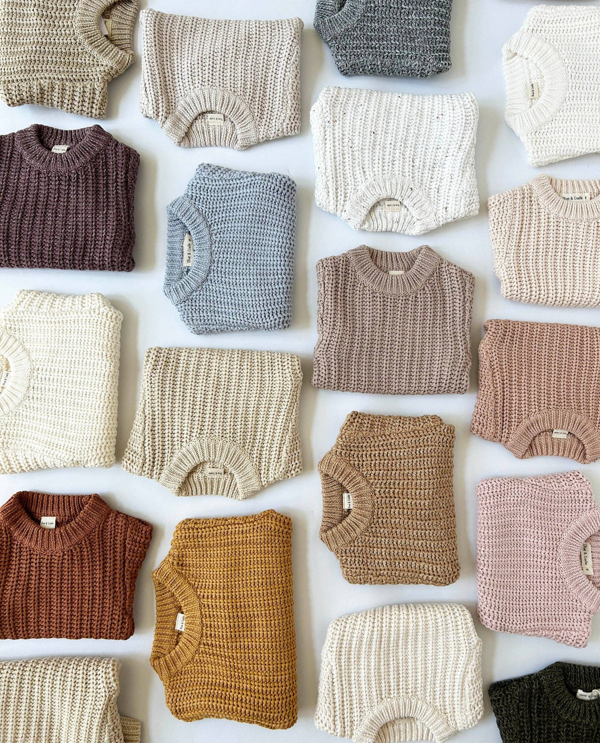 baby cotton chunky knit sweater