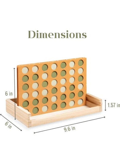 wooden four in a row
