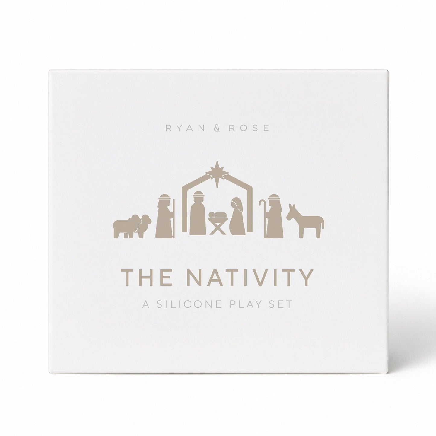 silicone nativity playset