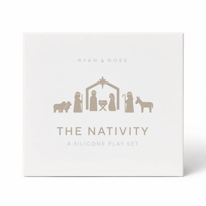 silicone nativity playset