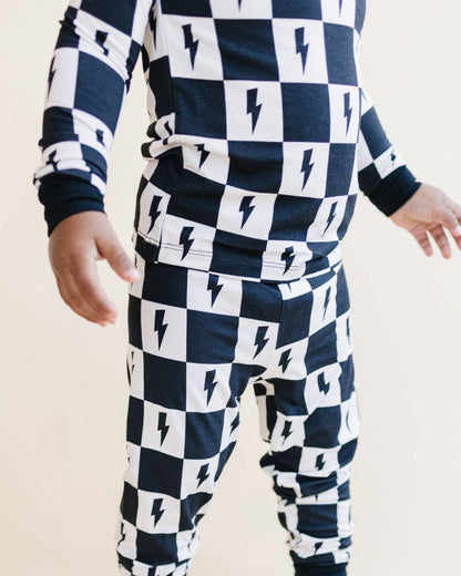 bamboo kids clothing two-piece set | checks & bolts