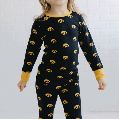 iowa hawkeyes toddler pajamas