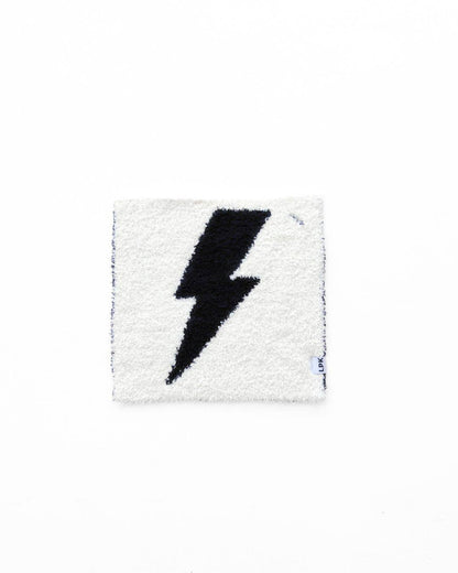 lightning bolt plush lovey | black - Ivory Soul