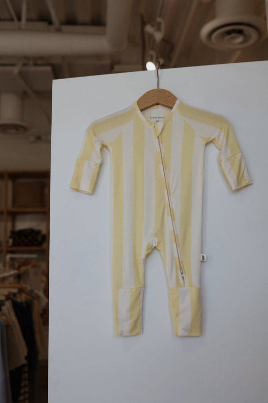 bamboo zip pajamas | butter