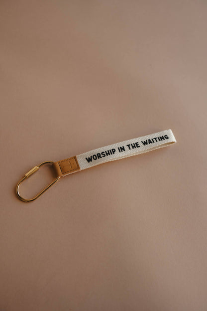 worship in the waiting wristlet