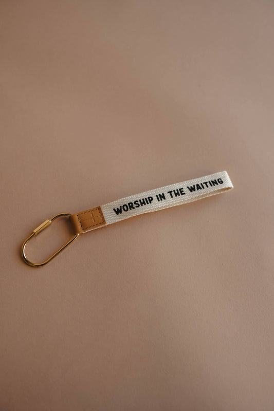 worship in the waiting wristlet